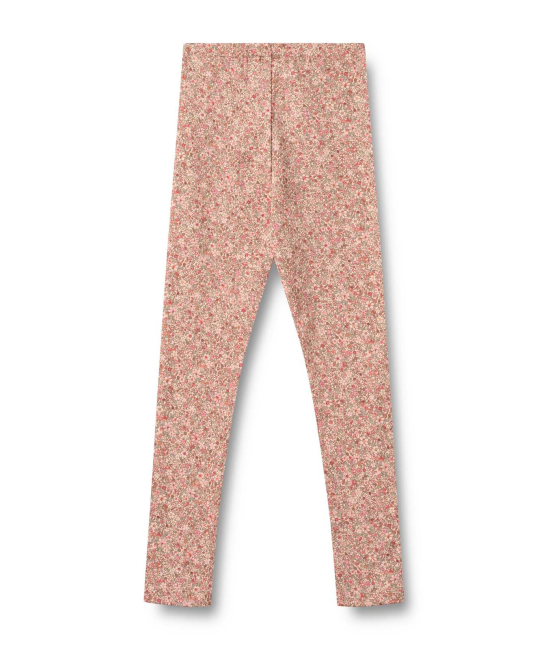 Wheat Jersey Legggings Jules rose dust flower